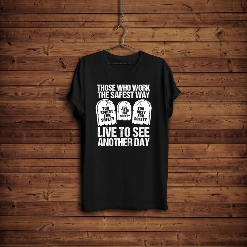 Sicherheits-Zitat Shirt Sicherheitsoffizier Lustiges Geschenk Sicherheits-Manager Safest Way von BlackWhiteBoujee