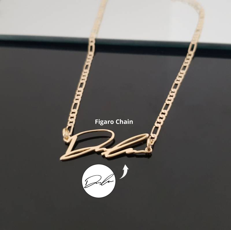 Echte Handschrift Halskette, Personalisierte Signatur Ihre Nachricht Bedeutungsvolle Mutter Geschenk von BlackWhiteCustomize