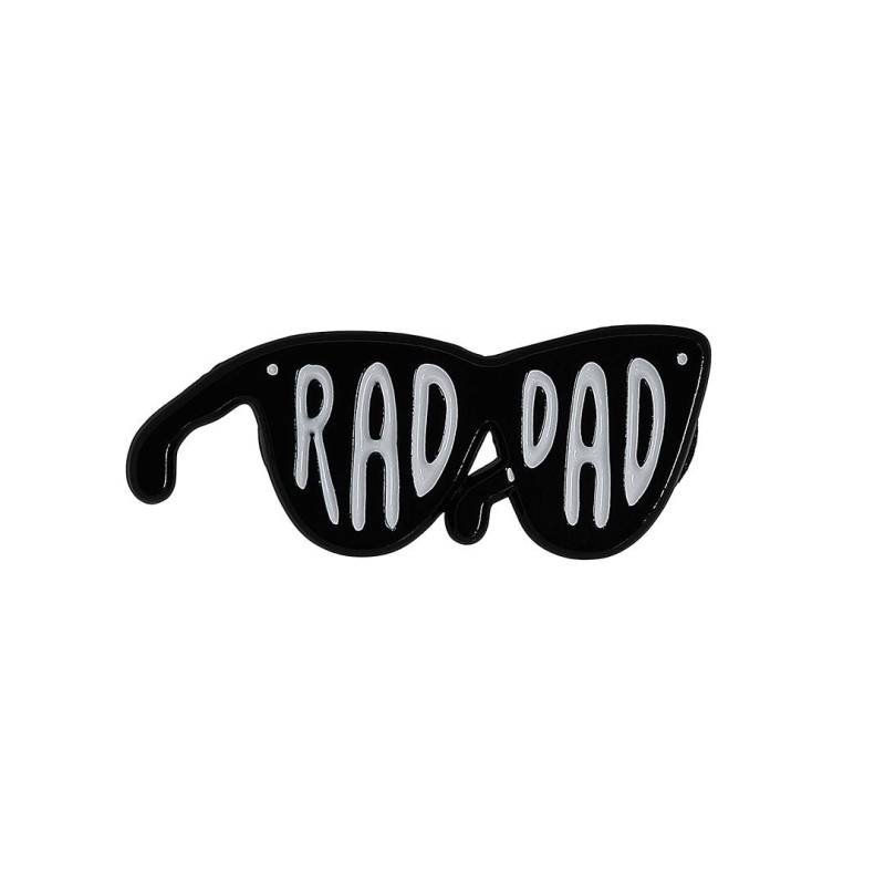 Rad Dad Emaille Pin - Cooles Geschenk Für Papas, Vatertag Pin, Lustige Papa Anstecknadel, Rad Dad Merch von BlackandBeech