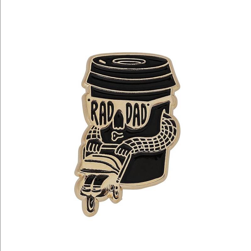 Rad Dad Emaille Pin Illustrierte Brosche Von Philips von BlackandBeech