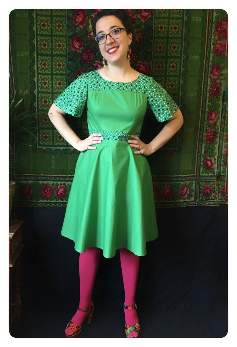Kleid in A - Linie, Größe Small von BlackboardLabel