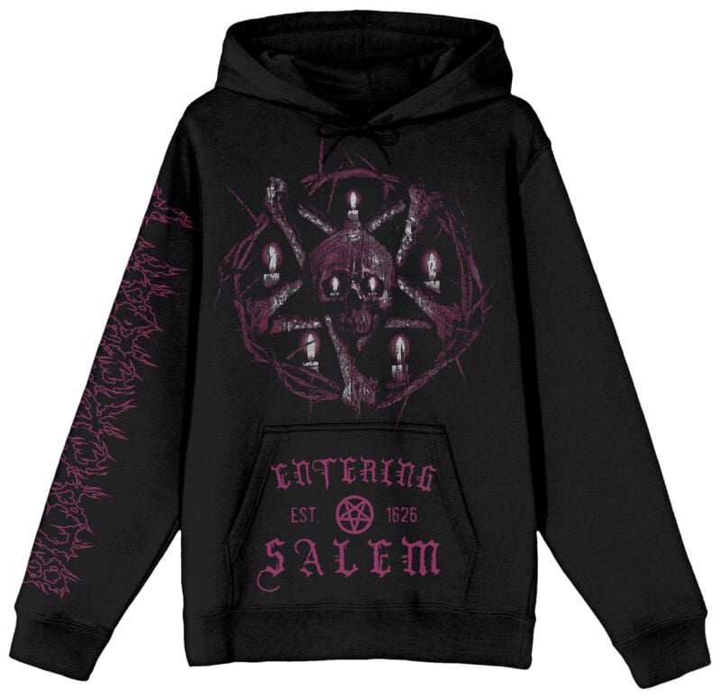 Blackcraft Cult Salem Skull Candles Hoodie Kapuzenpullover schwarz in M von Blackcraft Cult
