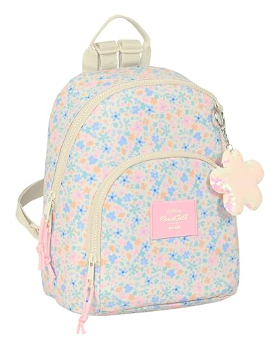 Blackfit8 BLOSSOM Mini-Rucksack für den täglichen Gebrauch, ideal für Kinder unterschiedlichen Alters, bequem und vielseitig, Qualität und Widerstandsfähigkeit, 25 x 13 x 30 cm, Pastellfarben, Pastel, von Blackfit8