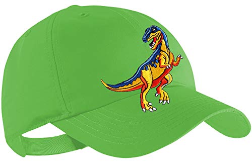 Blackshirt Company Dinosaurier Schildmütze Kinder Base Cap Dino Allosaurus Farbe Grün von Blackshirt Company