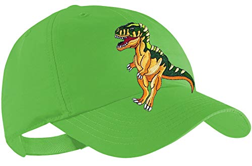 Blackshirt Company Dinosaurier Schildmütze Kinder Base Cap Dino Rex Farbe Grün von Blackshirt Company