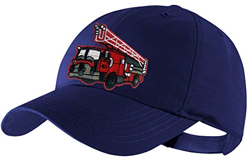 Blackshirt Company Feuerwehr Schildmütze Kinder Base Cap Feuerwehrauto Farbe Blau von Blackshirt Company