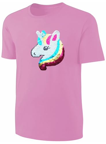 Blackshirt Company Kinder T-Shirt Wende Pailletten Einhorn Streichel Shirt Rosa Größe 140 Blackshirt Company Kinder T-Shirt Wende Pailletten Einhorn Streichel Shirt Rosa Größe 140 von Blackshirt Company