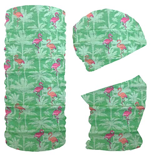 Blackshirt Company Multifunktionstuch Fahrrad Motorrad Halstuch Outdoor Tuch Nahtloser Schlauchschal Farbe Flamingo Grün Blackshirt Company Multifunktionstuch Fahrrad Motorrad Halstuch Outdoor Tuch Nahtloser Schlauchschal Farbe Flamingo Grün von Blackshirt Company