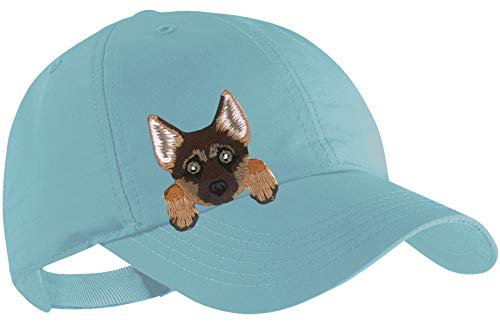 Blackshirt Company Schäferhund Schildmütze Kinder Base Cap Hunde Sommerkappe Farbe Light Blue von Blackshirt Company