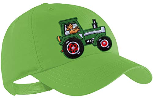 Blackshirt Company Traktor Schildmütze Kinder Base Cap Grüner Schlepper Farbe Grün von Blackshirt Company