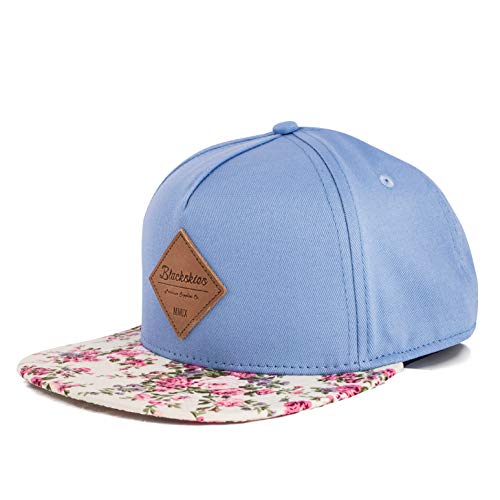 Blackskies® Sakura Vol. II Snapback Cap | Damen Herren Baseball Mütze Kappe Surfer Skater Basecap Blumen Bunt Kirschblüten von Blackskies