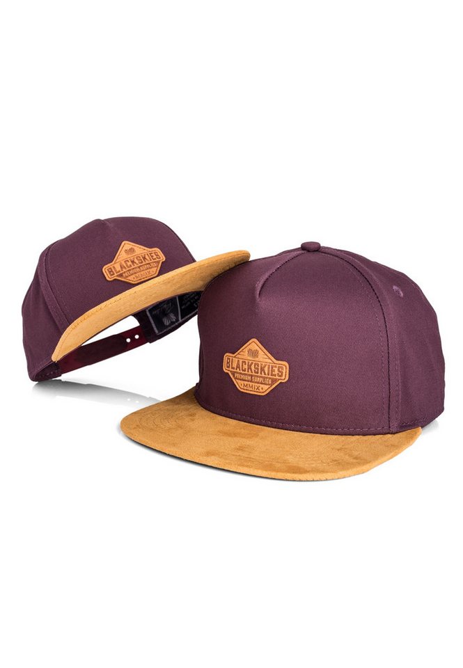 Blackskies Baseball Cap Essentials Snapback Cap 2er Set Eltern-Kind - Grape-Braun von Blackskies