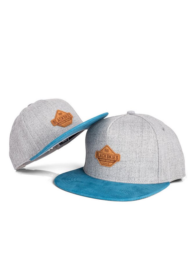 Blackskies Baseball Cap Essentials Snapback Cap 2er Set Eltern-Kind - Grau-Blau von Blackskies