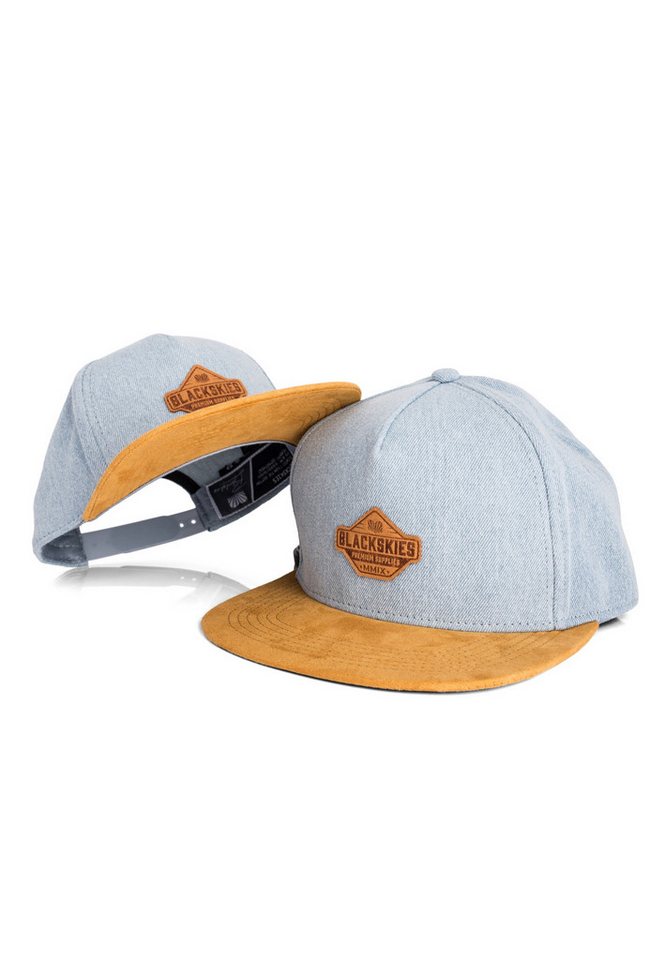 Blackskies Baseball Cap Essentials Snapback Cap 2er Set Eltern-Kind - Jeansblau-Braun von Blackskies