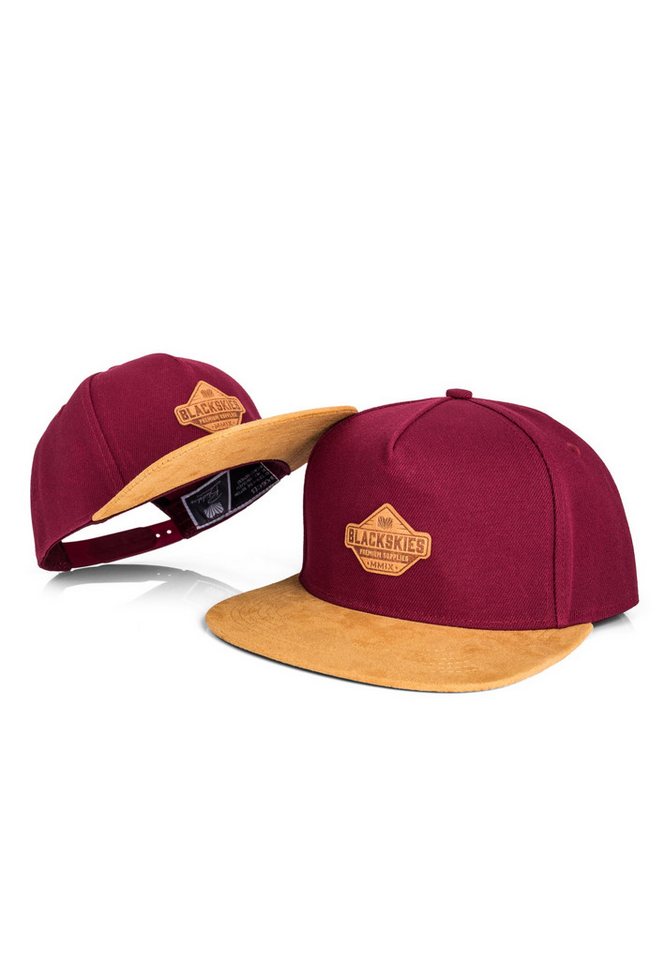 Blackskies Baseball Cap Essentials Snapback Cap 2er Set Eltern-Kind - Rot-Braun von Blackskies