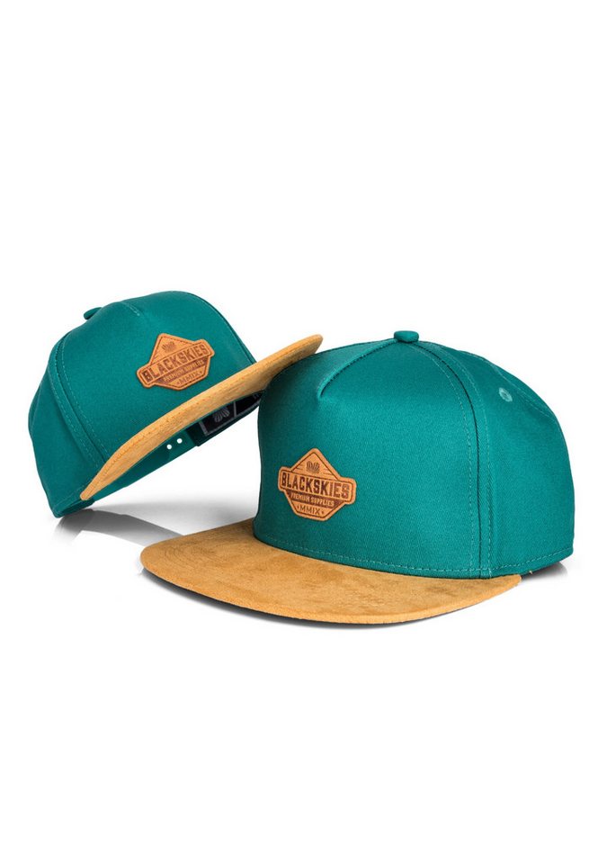 Blackskies Baseball Cap Essentials Snapback Cap 2er Set Eltern-Kind - Teal-Braun von Blackskies