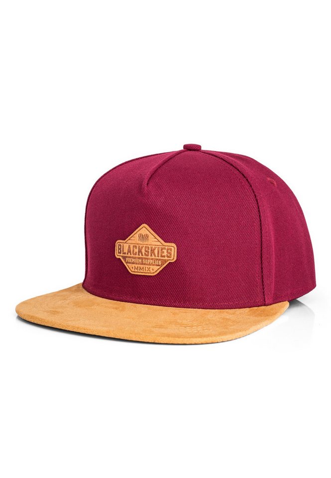 Blackskies Baseball Cap Essentials Snapback Cap Rot-Braun von Blackskies