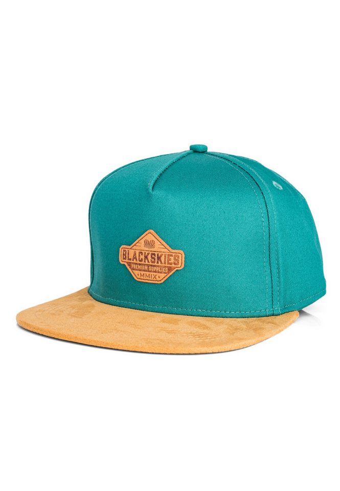 Blackskies Baseball Cap Essentials Snapback Cap Teal-Braun von Blackskies