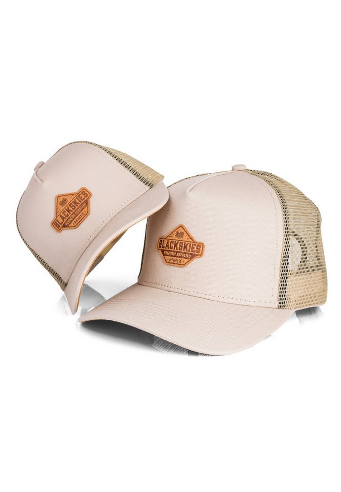 Blackskies Baseball Cap Essentials Trucker Cap 2er Set Eltern-Kind - Beige-Braun von Blackskies