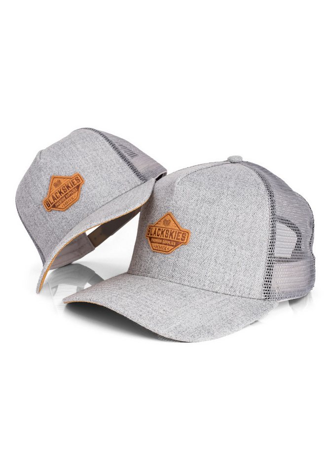 Blackskies Baseball Cap Essentials Trucker Cap 2er Set Eltern-Kind - Grau-Grau von Blackskies