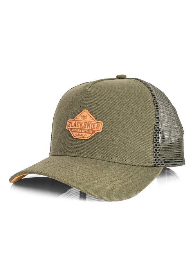 Blackskies Baseball Cap Essentials Trucker Cap Olive-Braun von Blackskies