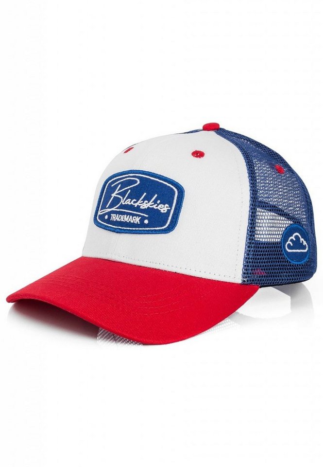 Blackskies Baseball Cap Race Baseball Cap Weiß-Blau-Red von Blackskies