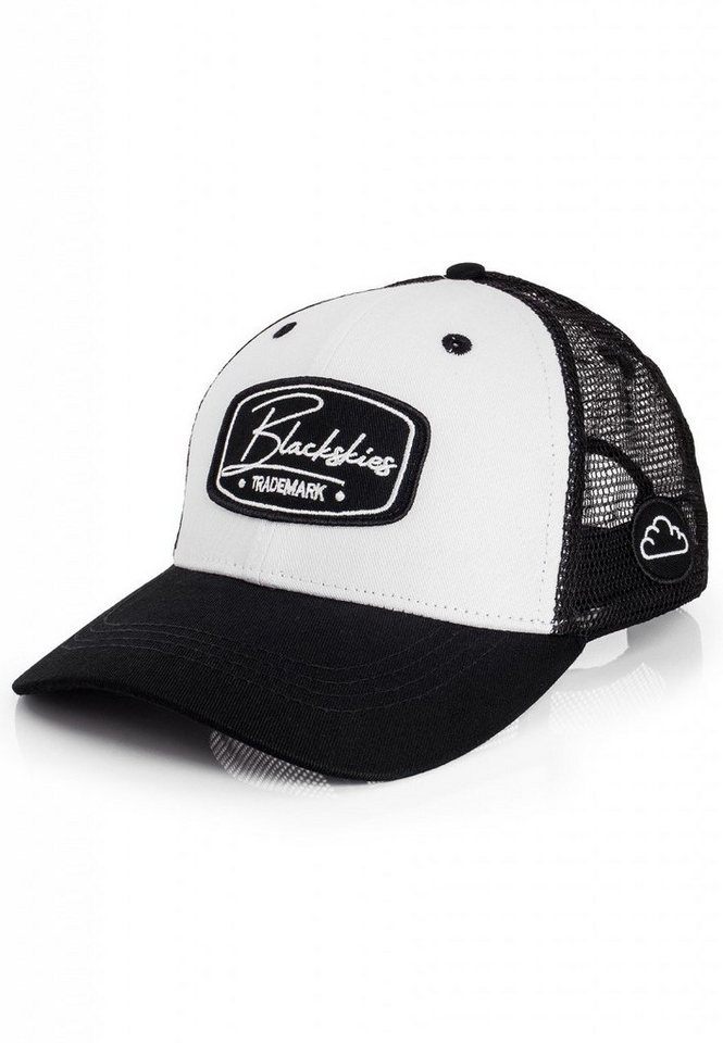 Blackskies Baseball Cap Race Baseball Cap Weiß-Schwarz von Blackskies