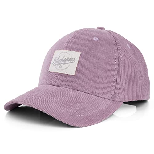Blackskies® Dark Lilac Baseball Cap | Herren Damen Schirm Premium Snapback Trucker Mütze Kappe Basecap Kappe Lila von Blackskies