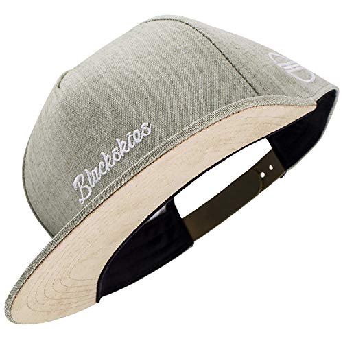 Blackskies EOS Vol. IV Snapback Cap | Jeans Grün Schirm Unisex Premium Baseball Mütze Kappe Denim Basecap Stick von Blackskies