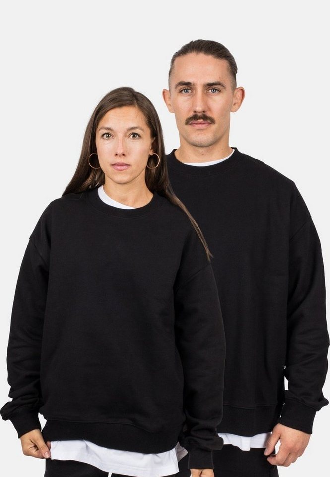 Blackskies Hoodie Oversized Heavyweight Crewneck Sweater - Schwarz X-Large von Blackskies