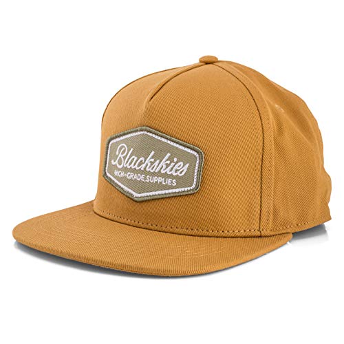 Blackskies® Oasis Snapback Cap | Damen Herren Baseball Mütze | Kappe für Surfer + Skater Basecap Mustard von Blackskies