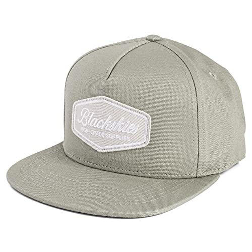 Blackskies® Oasis Snapback Cap | Damen Herren Baseball Mütze | Kappe für Surfer + Skater Basecap Salbeigrün-Grau von Blackskies