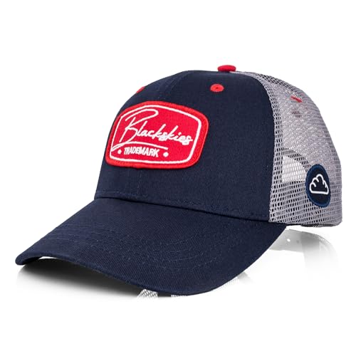 Blackskies® Race Baseball Cap | Herren Damen Premium Trucker Cap | Snapback Schirm Mütze Kappe Basecap Blau von Blackskies