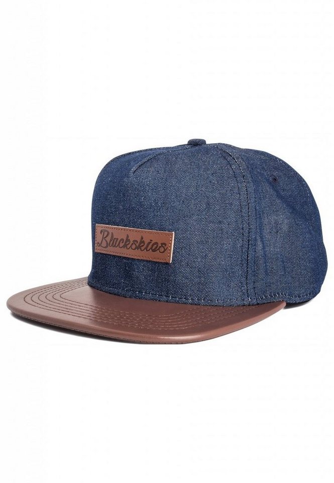 Blackskies Snapback Cap Aion Snapback Cap - Blau-Leder von Blackskies