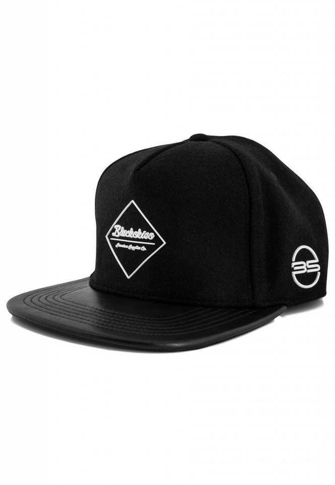 Blackskies Snapback Cap Ancient Gods Snapback Cap Amun - Schwarz-Schwarz-Flannel von Blackskies