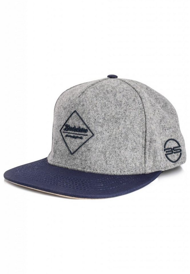 Blackskies Snapback Cap Ancient Gods Snapback Cap Horus - Grau-Blau-Flannel von Blackskies