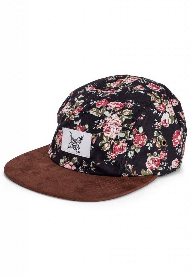 Blackskies Snapback Cap Florale 5-Panel Cap Black Beauty Vol. II - Floral-Suede von Blackskies