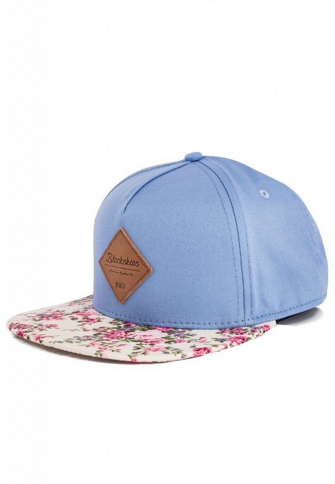 Blackskies Snapback Cap Florale Snapback Cap Sakura Vol. II - Floral-Blau von Blackskies