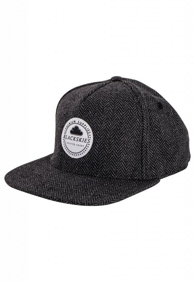 Blackskies Snapback Cap Hyperion Snapback Cap - Fischgrätmuster Schwarz von Blackskies