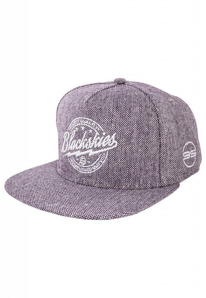 Blackskies Snapback Cap Nebula Tweed Snapback Cap - Burgundy-White Tweed von Blackskies