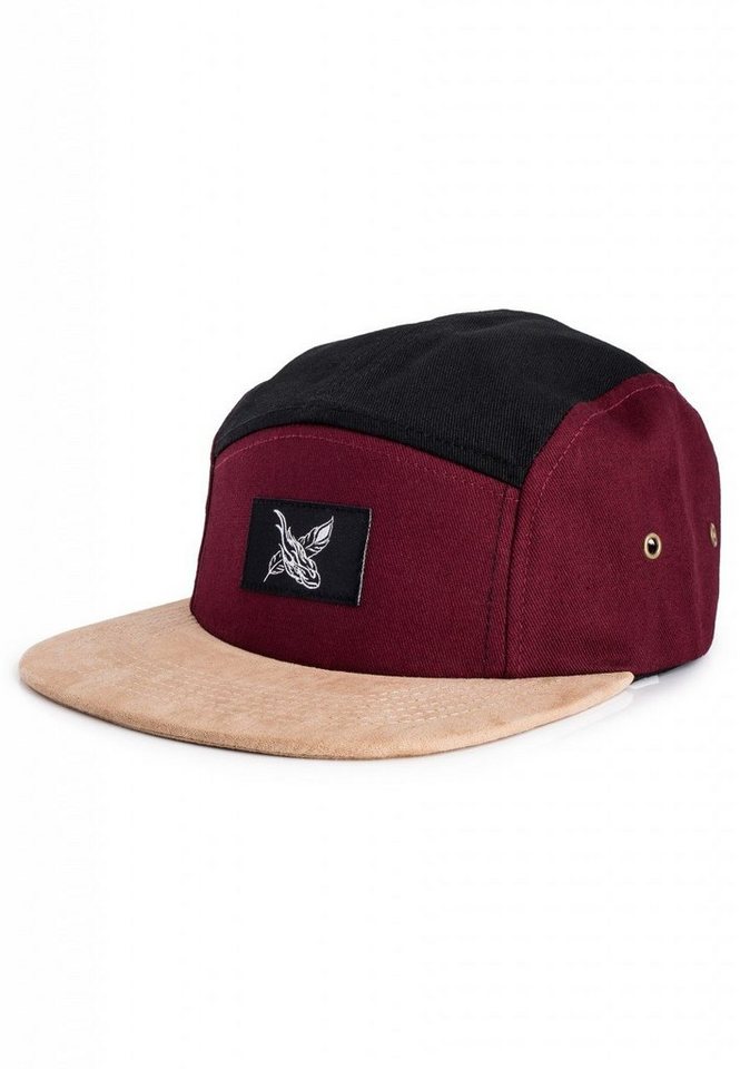 Blackskies Snapback Cap Port Elizabeth 5-Panel Cap - Maroon-Suede von Blackskies