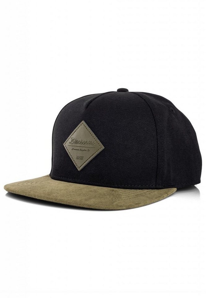 Blackskies Snapback Cap Port Huron Snapback Cap - Schwarz-Olive-Suede von Blackskies