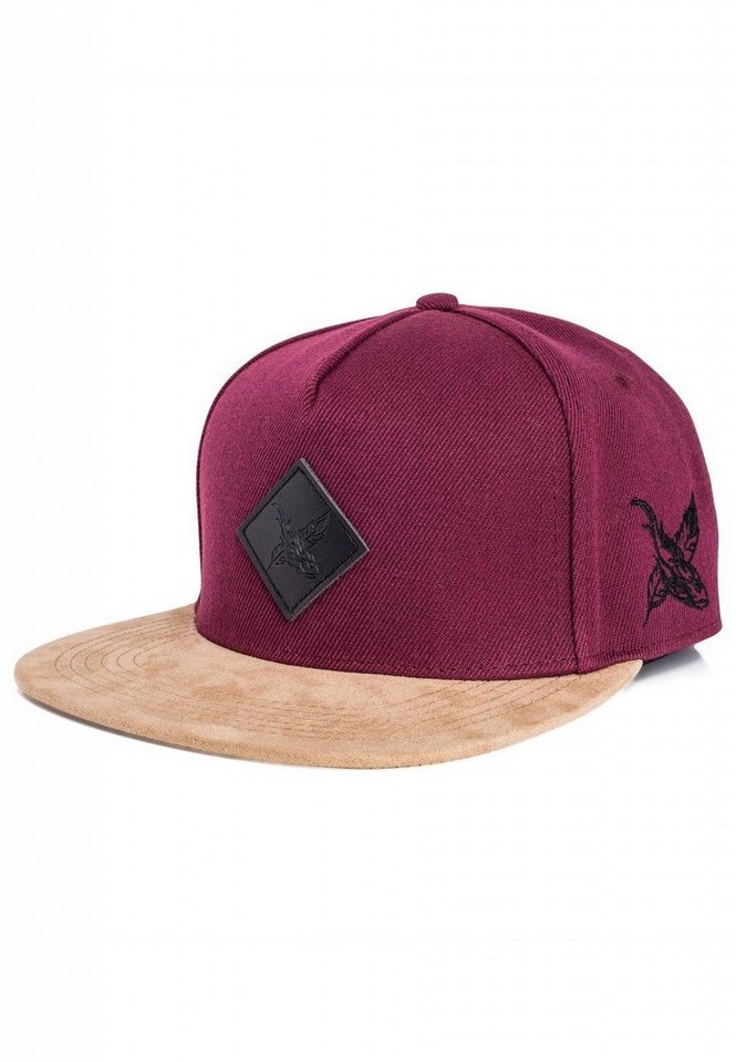 Blackskies Snapback Cap Port Said Snapback Cap - Maroon-Suede von Blackskies