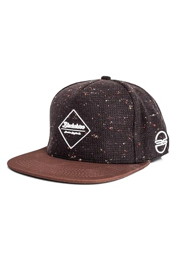 Blackskies Snapback Cap Schwarz Braun Grau Wolle Schirm Unisex Premium Baseball Mütze Kappe, Osiris, Einheitsgröße von Blackskies