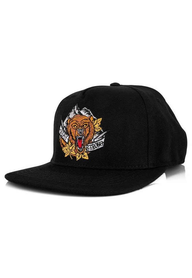 Blackskies Snapback Cap Traditional Tattoo Snapback Cap Stay Strong von Blackskies