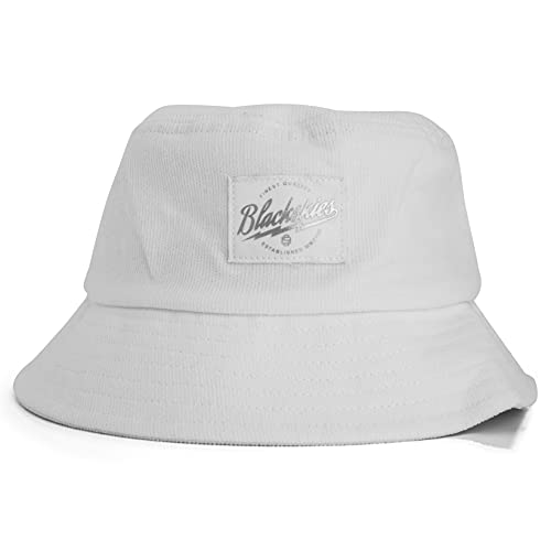 Blackskies® Snow Flake Bucket Hat | Damen Herren Urlaub Unisex Sonnenhut Fischerhut Beige Kord von Blackskies