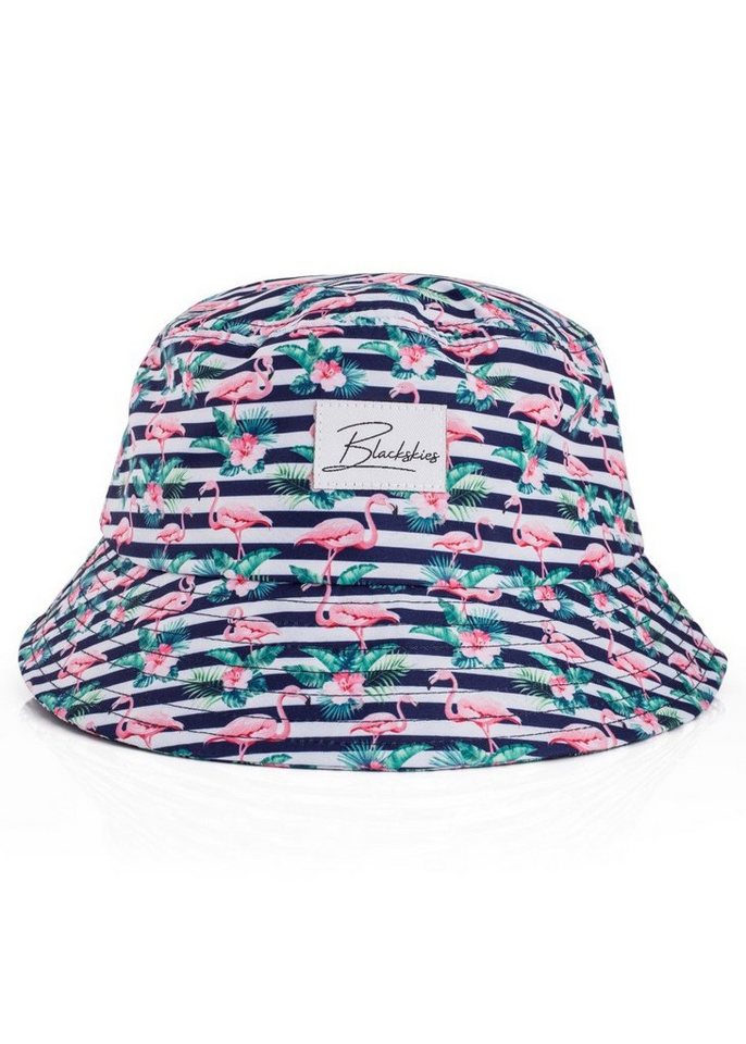 Blackskies Sonnenhut Tropical Flamingo Bucket Hat von Blackskies