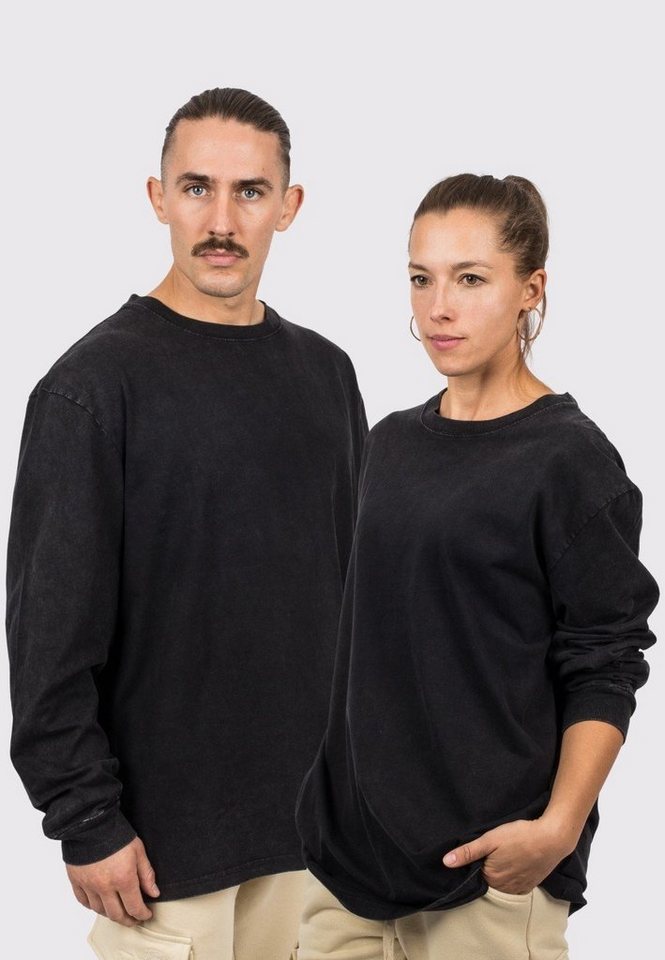 Blackskies T-Shirt Oversized Long Sleeve Shirt - Schwarz Vintage Medium von Blackskies