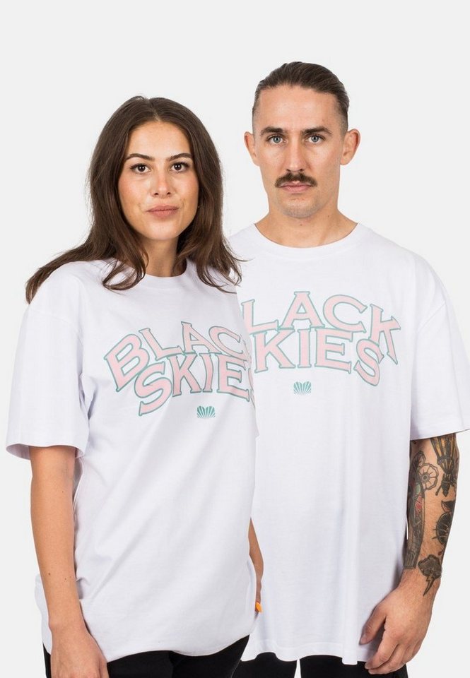 Blackskies T-Shirt Oversized Team T-Shirt - Mint-Pink Small von Blackskies