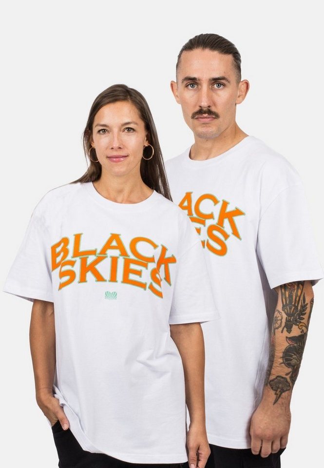 Blackskies T-Shirt Oversized Team T-Shirt - Orange-Mint Small von Blackskies